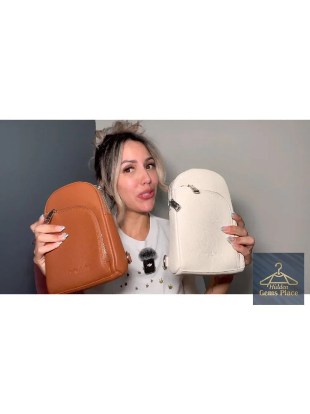 RFID Blocking Anti Theft Crossbody Sling Bag Vegan Leather